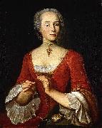 Johann Jakob Ulrich Bildnis einer Dame oil painting reproduction